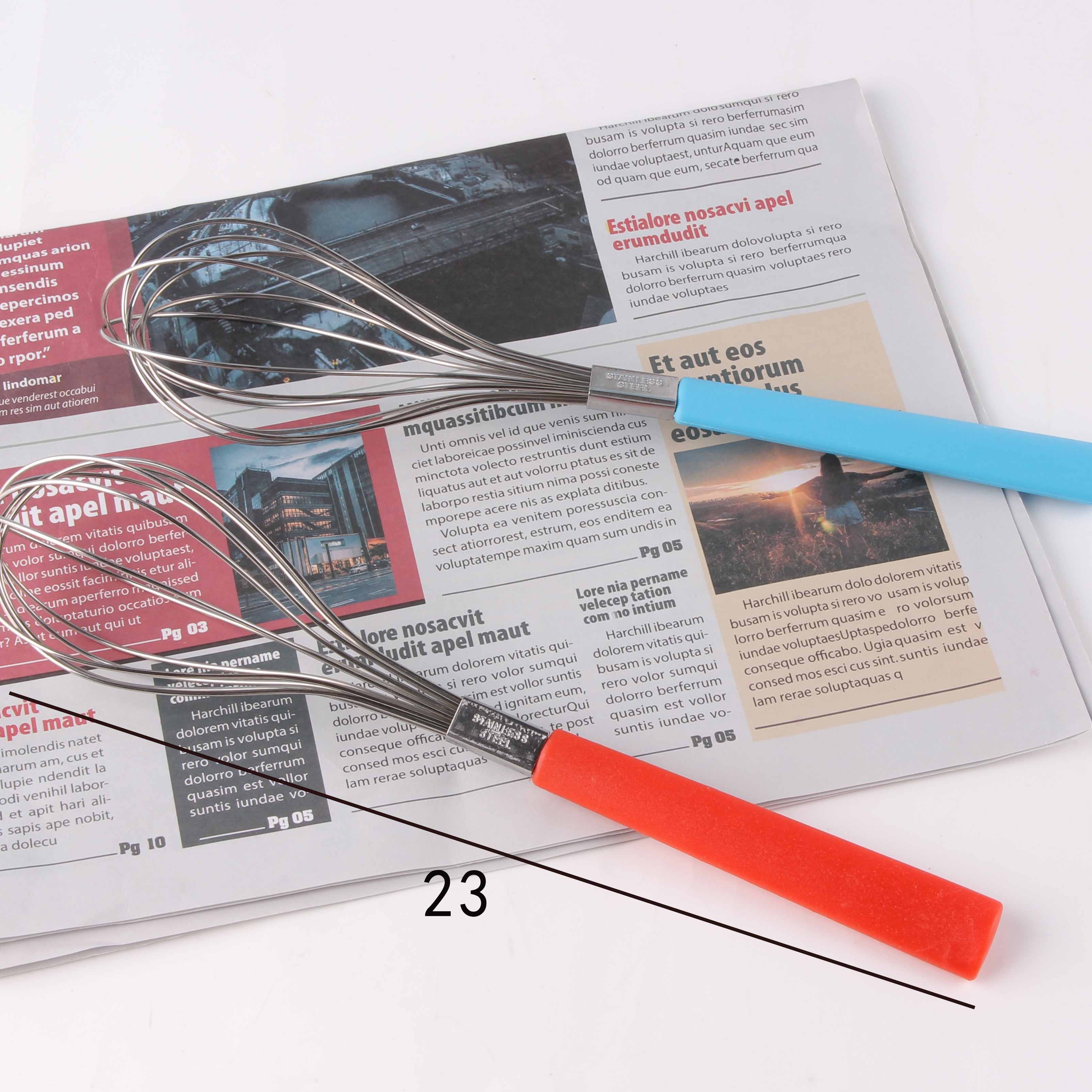 Color Plástico Mango Eléctrico Whisk (500 Piezas)