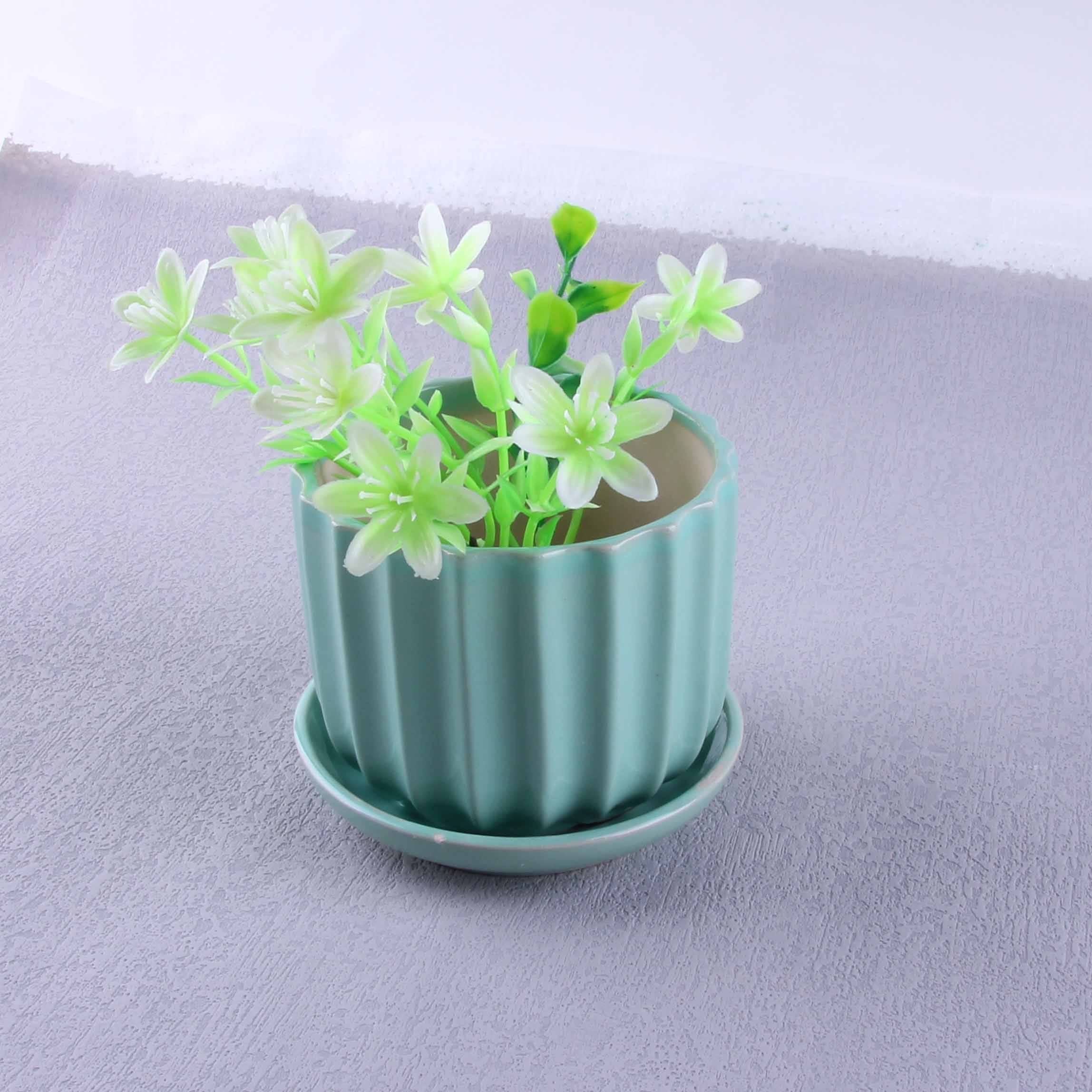 Pot de Flor de Tamaño Grande (Con Bandeja) 2