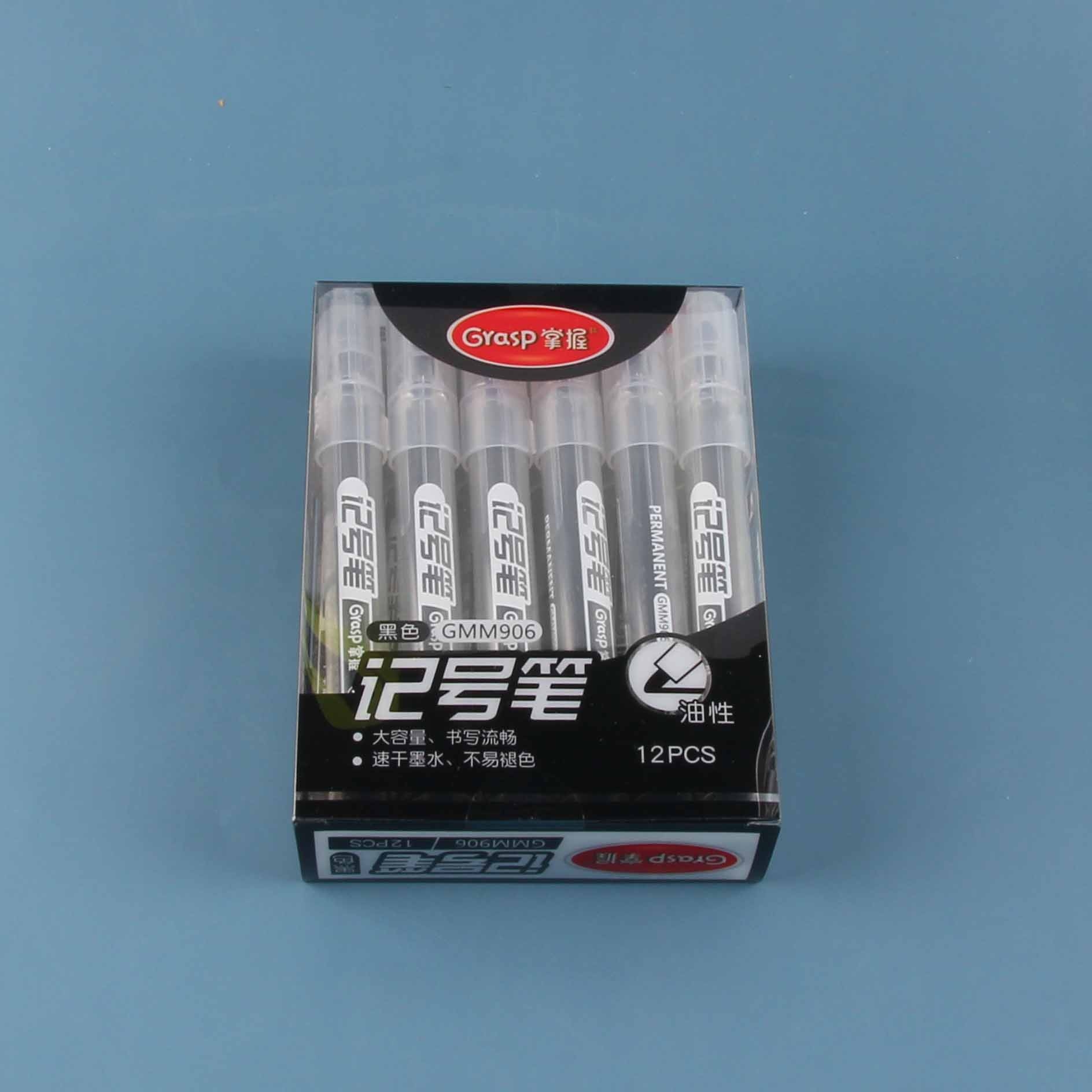 Master 906 Black Marker Pen (Se Vende Individualmente) 2