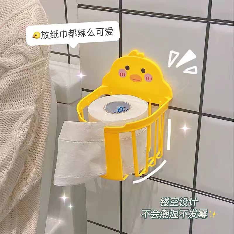 0576 Little Yellow Duck Paper Basket (Round) 2