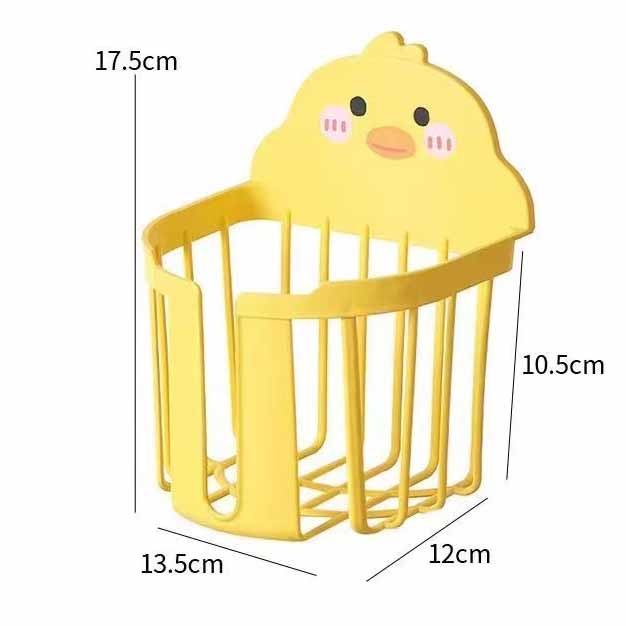 0576 Little Yellow Duck Paper Basket (Round) 3