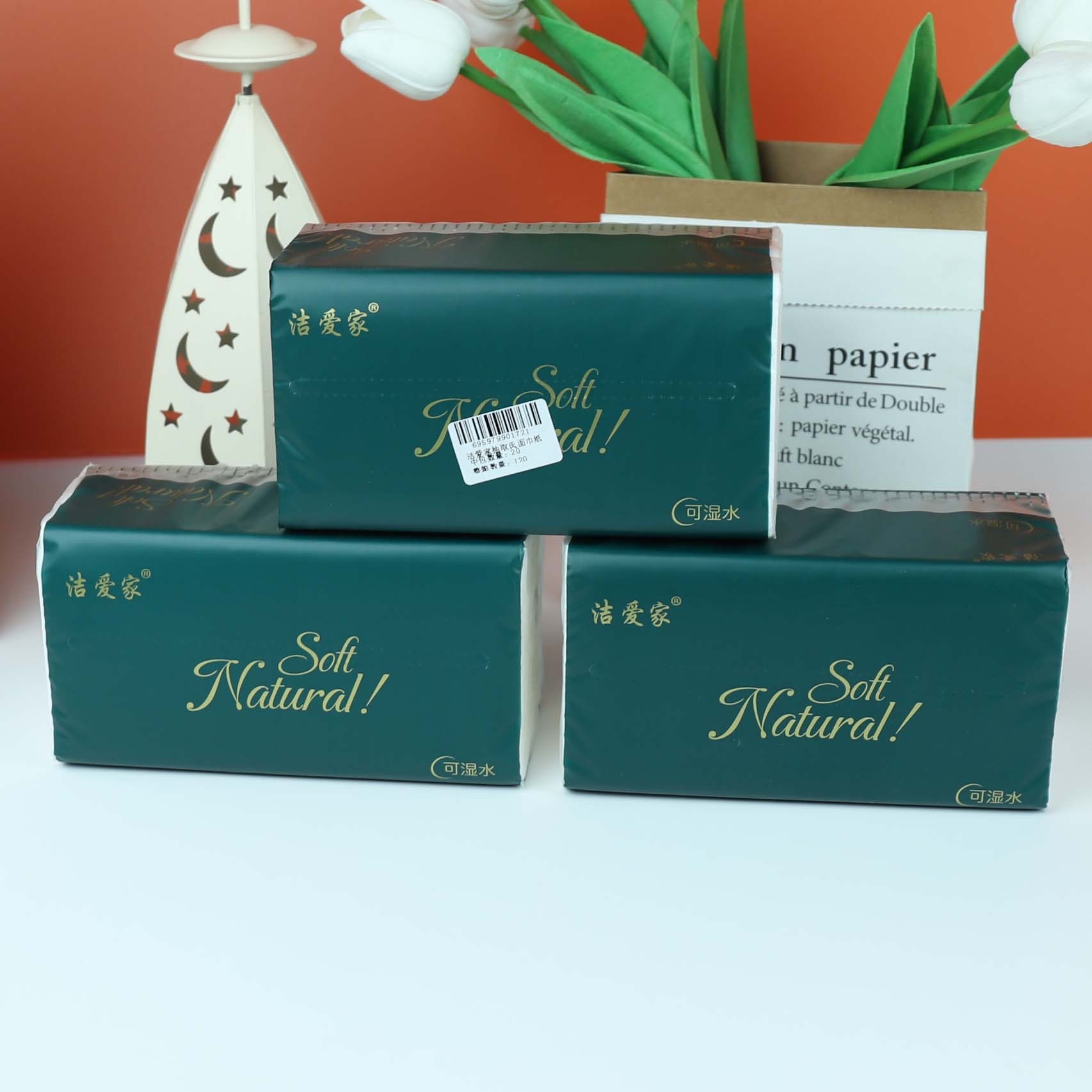 Jieaijia Pull-out Facial Tissue 4