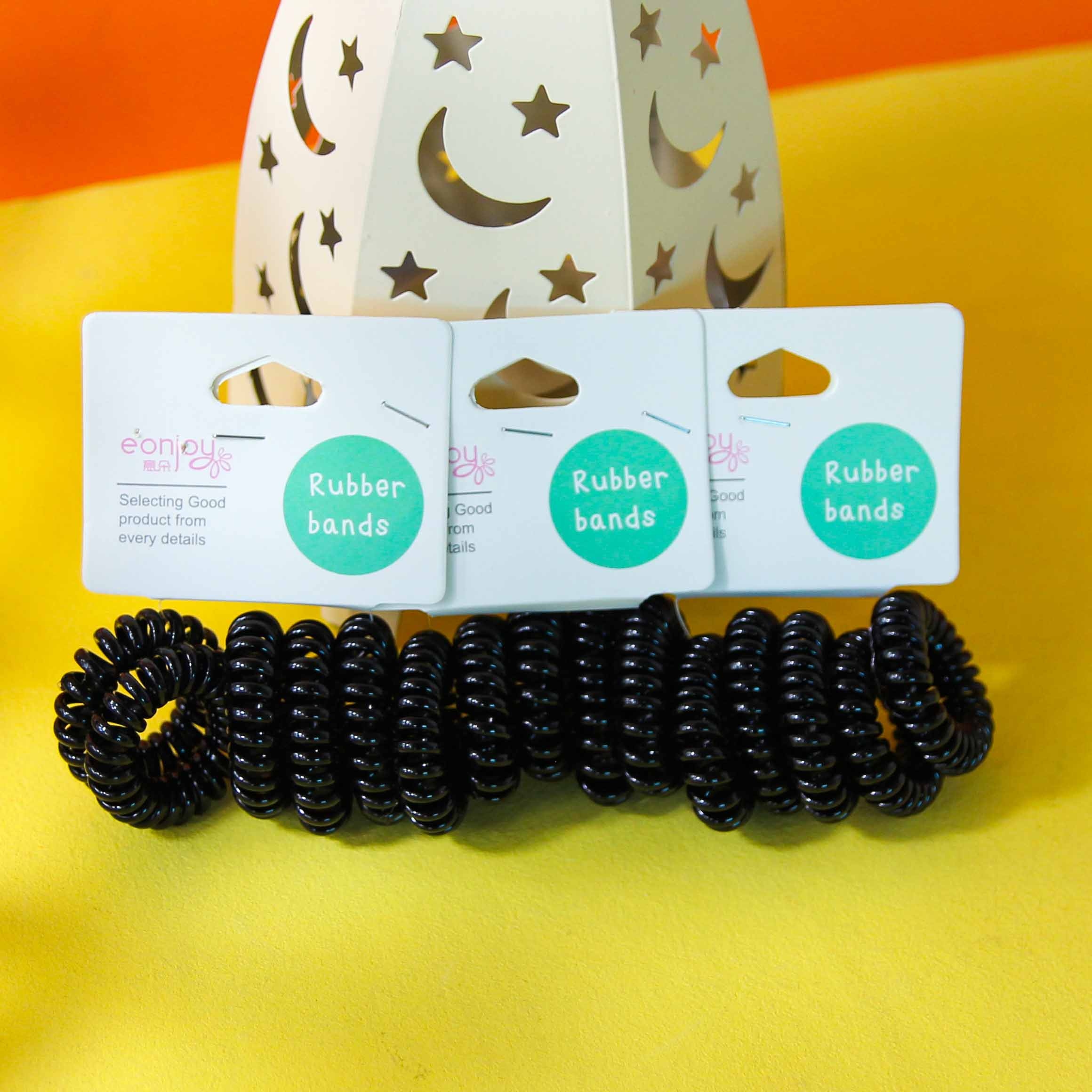 Cinco Pequeñas Puntas de Pelo Espiral Header Cards Packaging 3