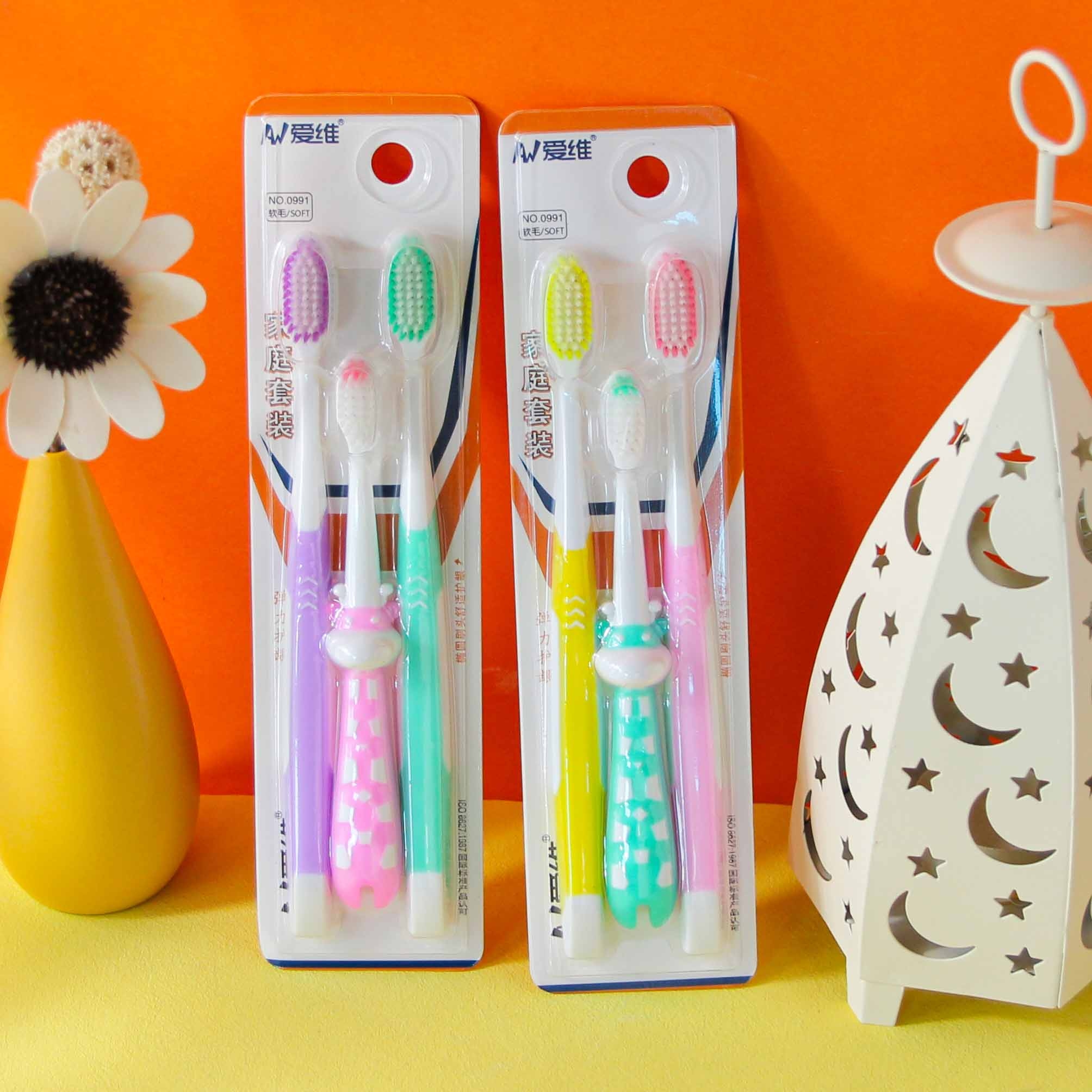 Aiwei 0991 Family Pack Toothbrush 2