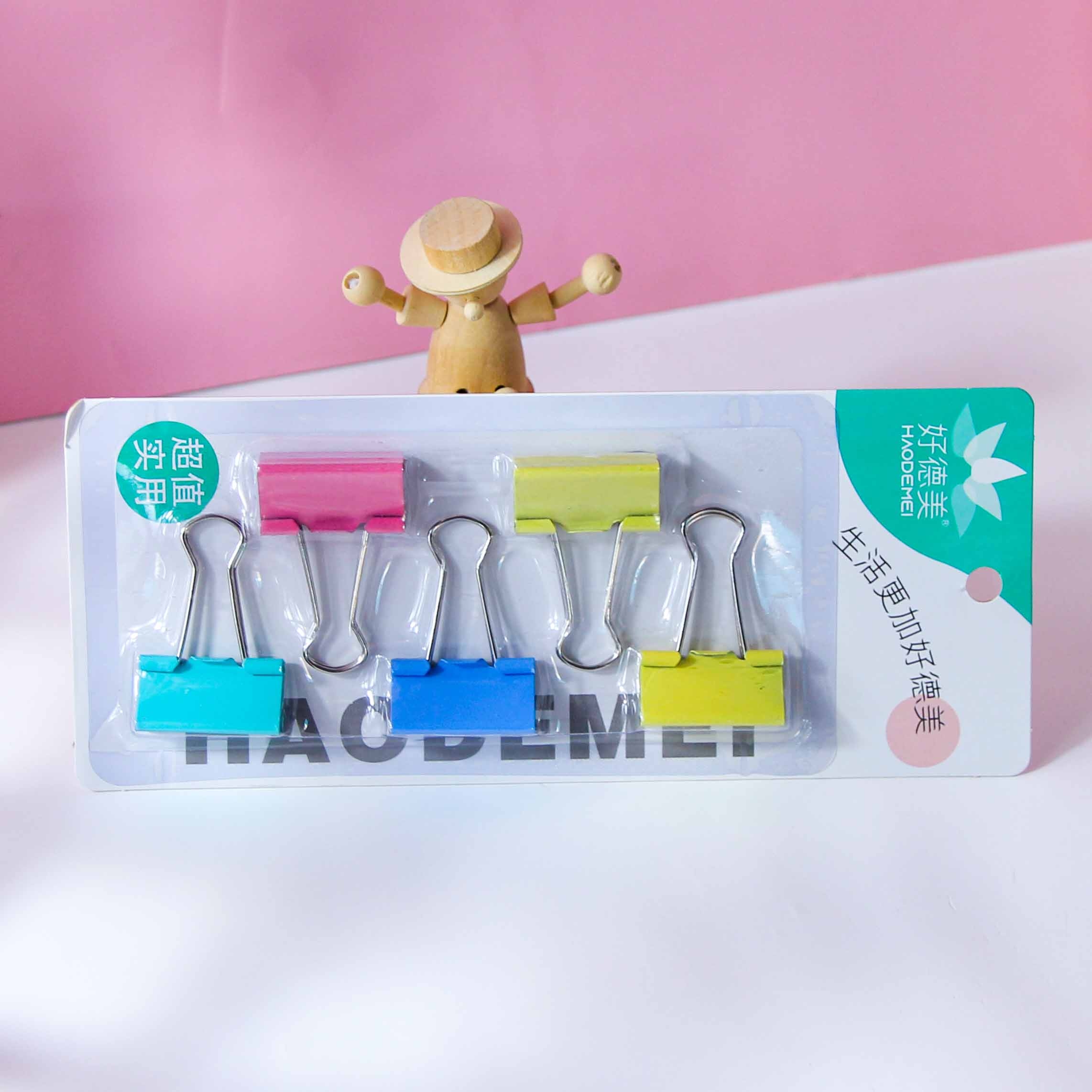8603 Haodemai Blister-packed 5-book Clip 3