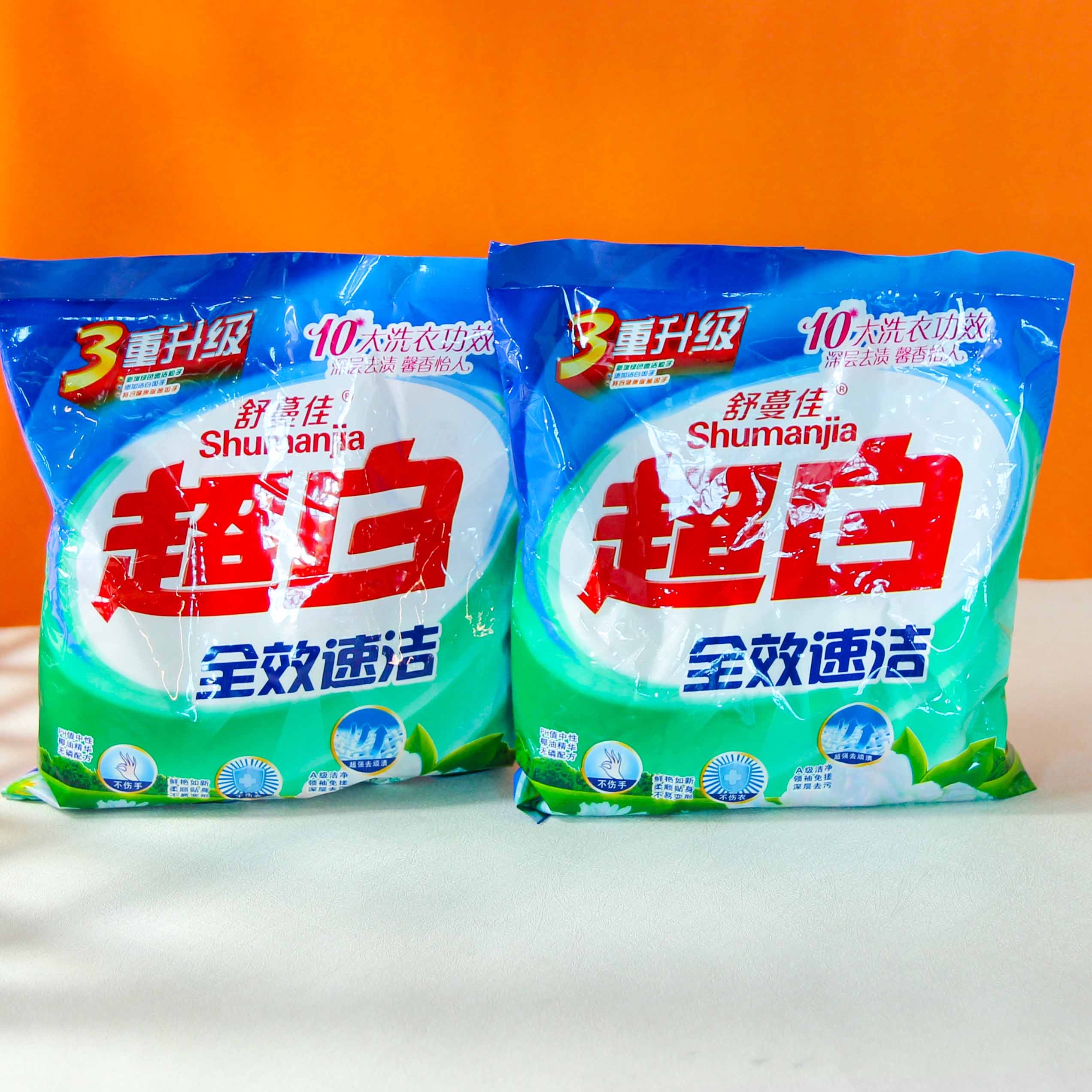 Shumanjia Ultra-white Lavandería Polvo (500G) 2