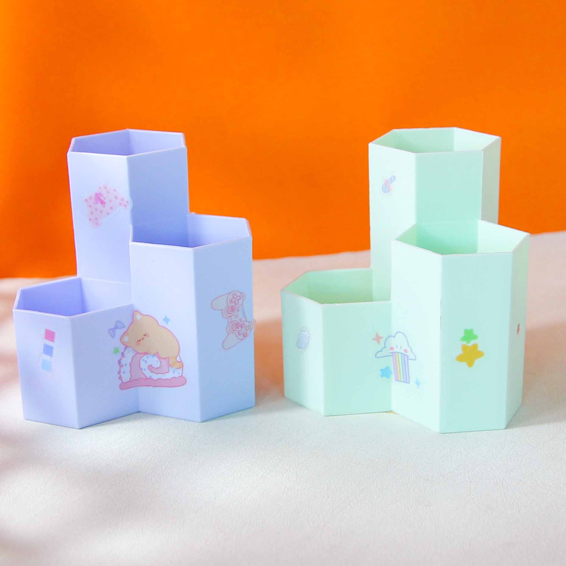 Mavericks Youchuang DIY Three-layer Color Pen Holder 3