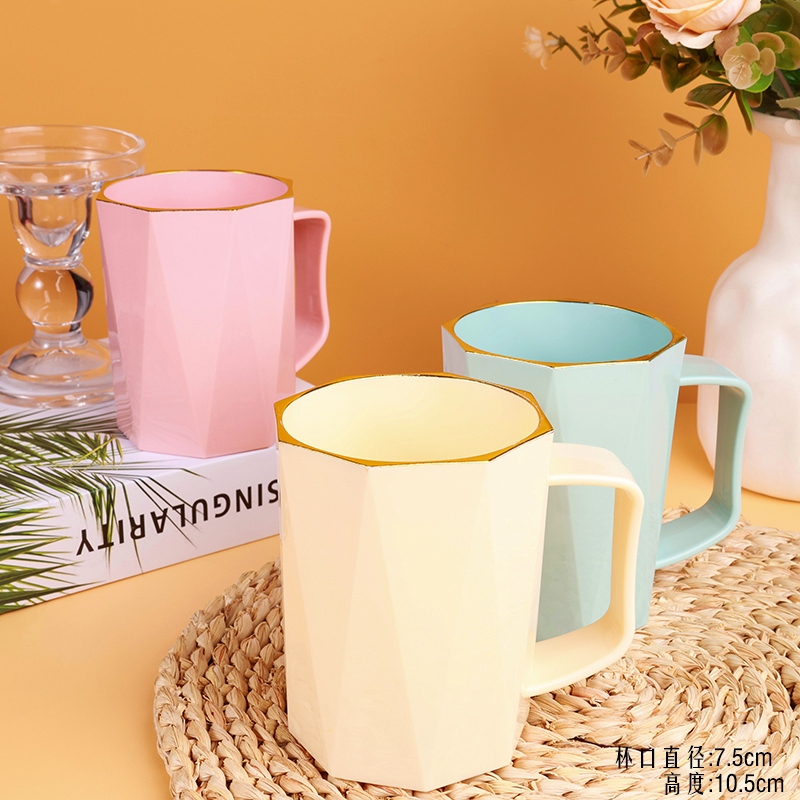 201 Taza de Diamante de Color Sólido