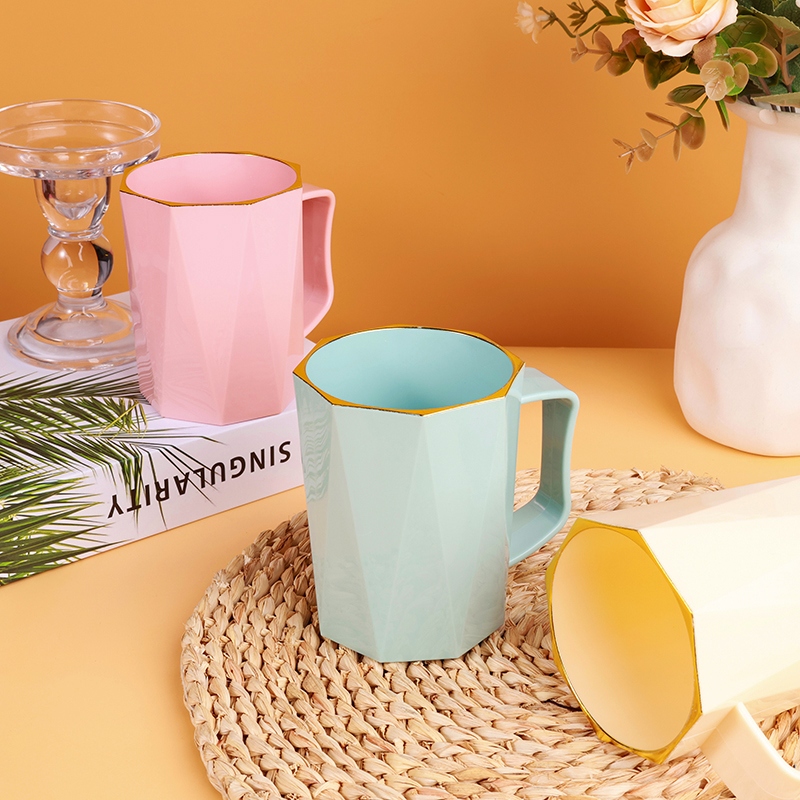 201 Taza de Diamante de Color Sólido 3