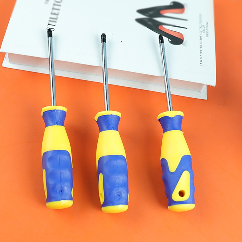 Destornillador Amarillo Azul de 4 Pulgadas + 2