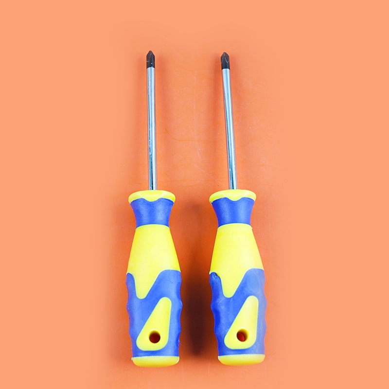 Destornillador Amarillo Azul de 4 Pulgadas + 3