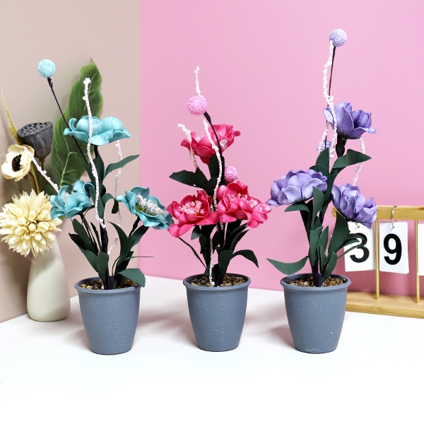 J4865 Flor de Simulación Bonsai (Color Mezclado) 5