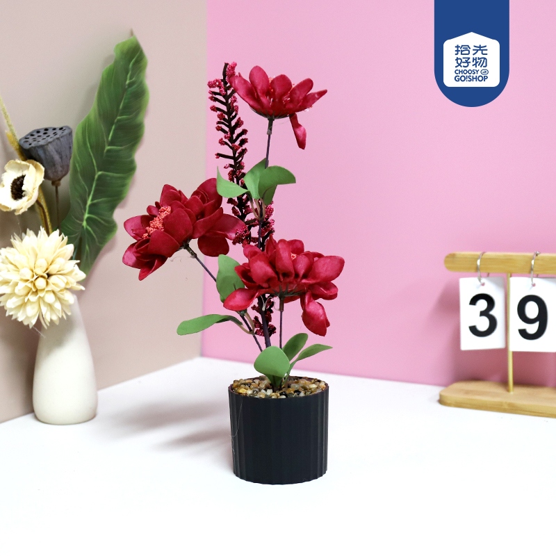 J3867 Flor de Simulación Bonsai (Color Mezclado) 2