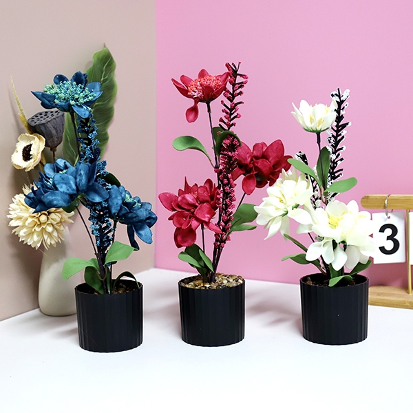 J3867 Flor de Simulación Bonsai (Color Mezclado) 5