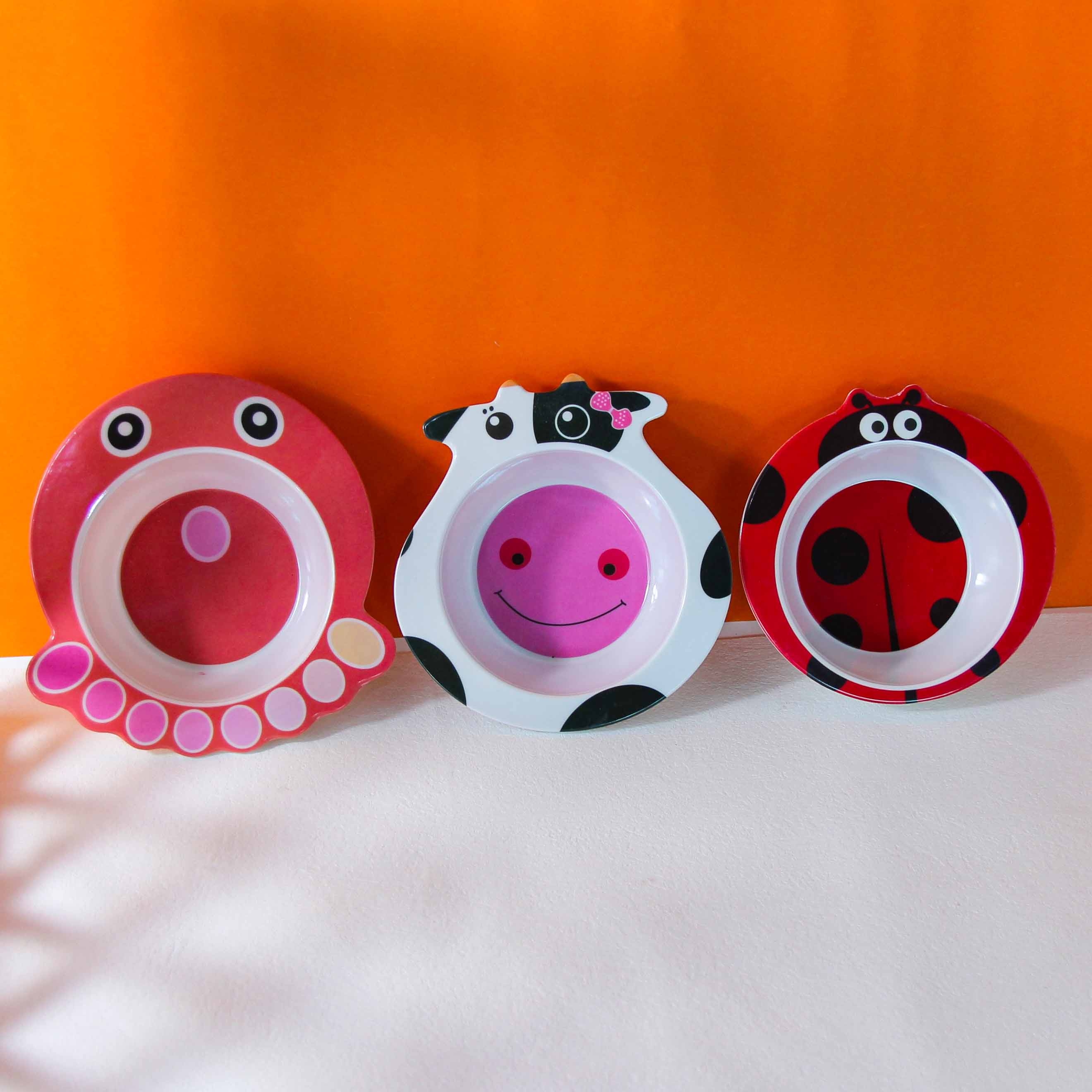 Tazón de Cerámica de Porcelana Para Niños de Cartoon (Patrón de Bordes) 3