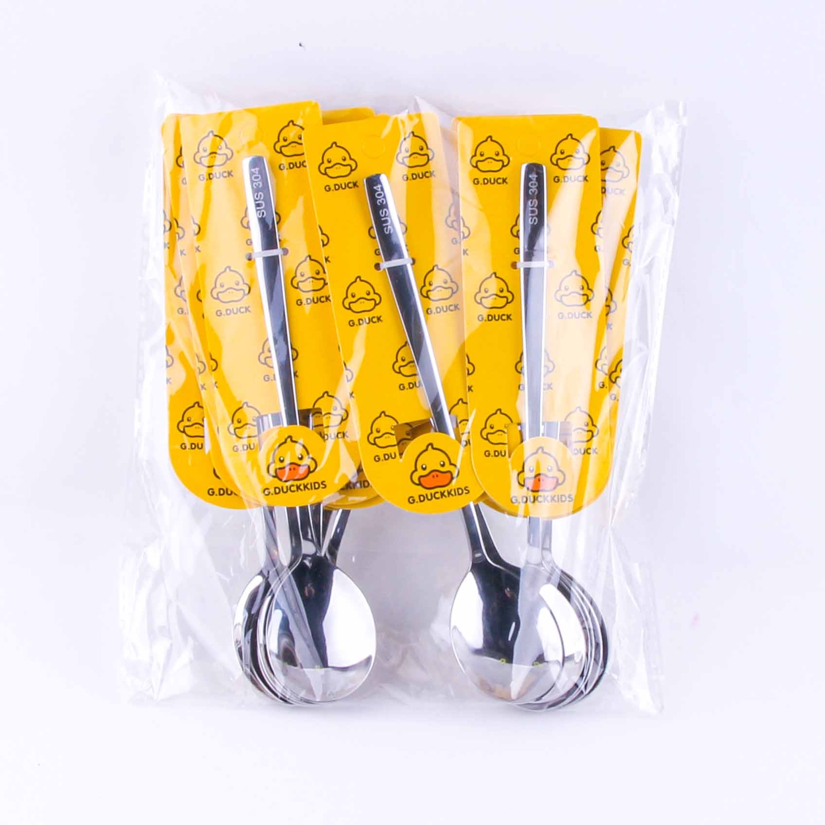 H02 Little Yellow Duck Korean-style Round Spoon 4