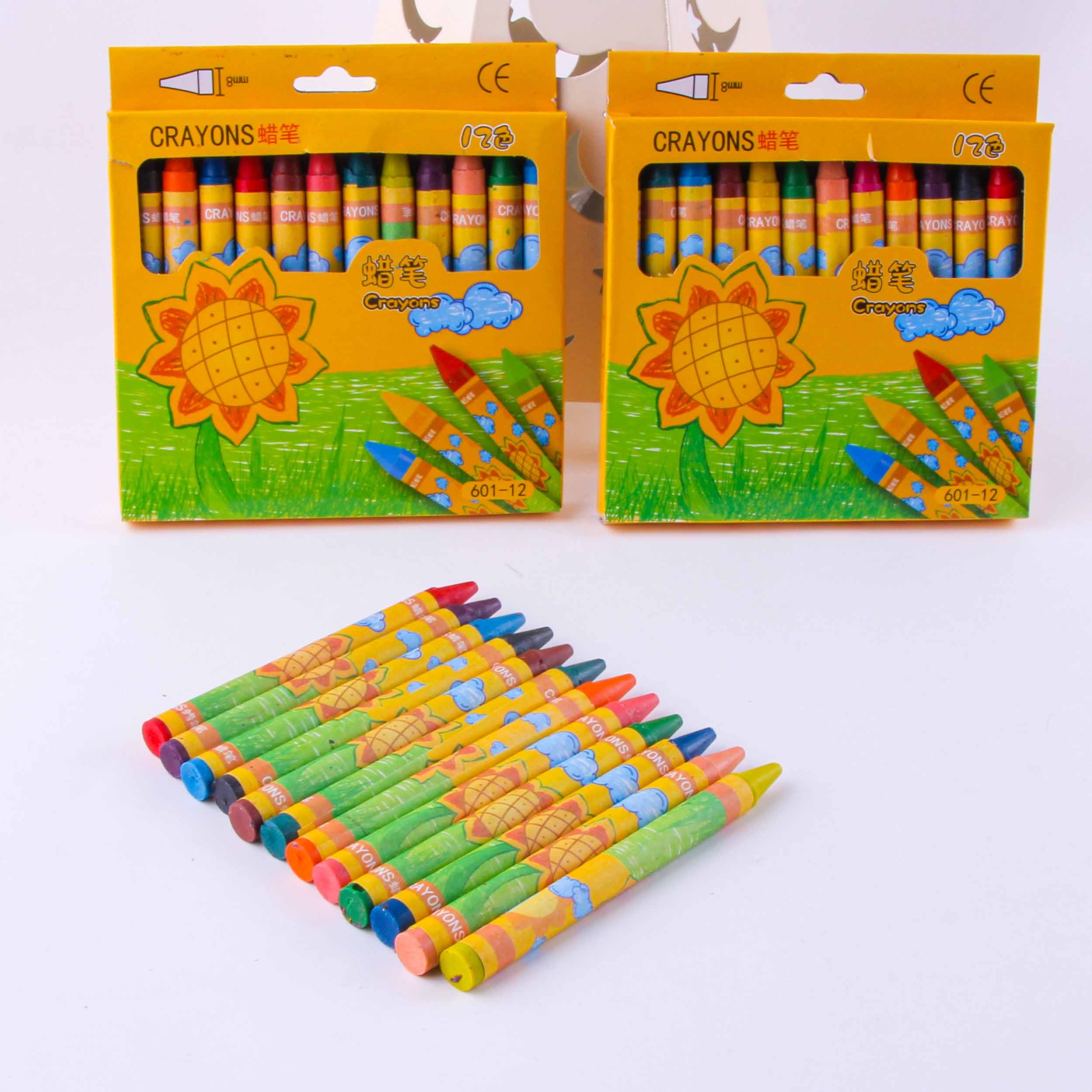 601-12 Color Crayons 2