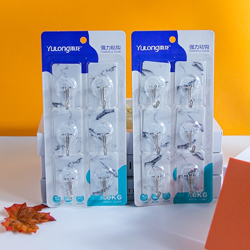 Yulong 8127 Six-link Stone Pattern Sticky Hook 2