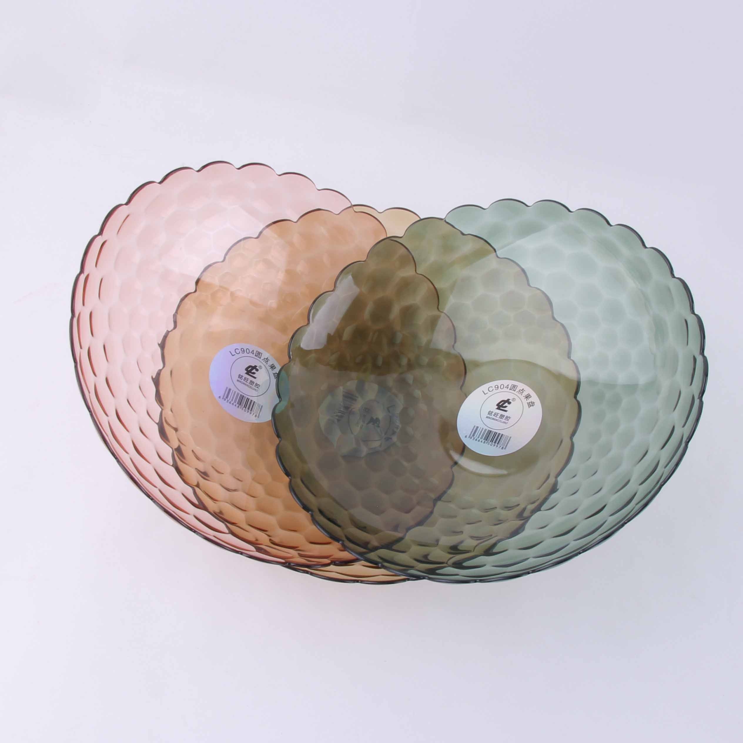 LC904 Round Dot Fruit Plate 3