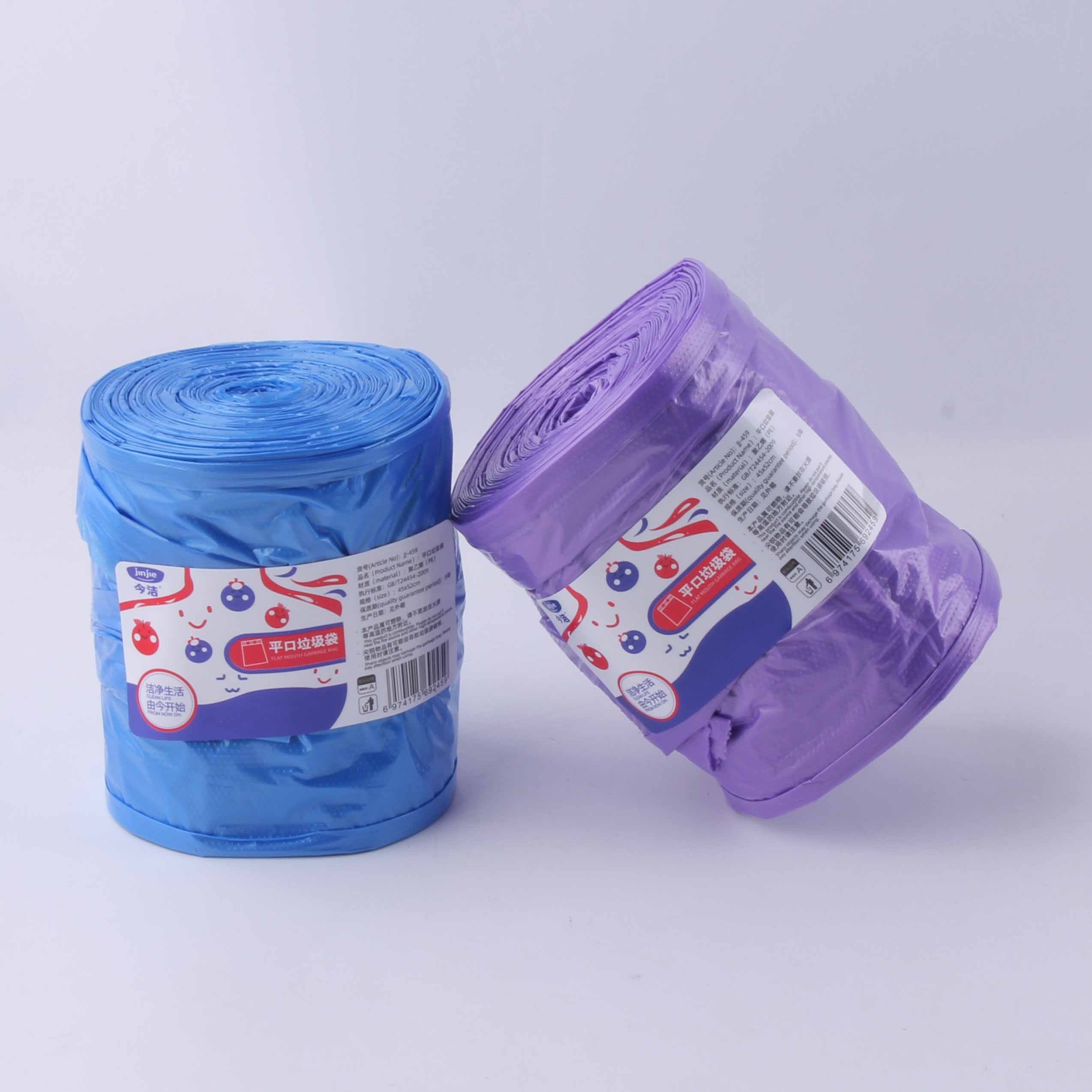 JJ-459 Extra Thick Mosca Plana Bolsa de Basura (Color) 3