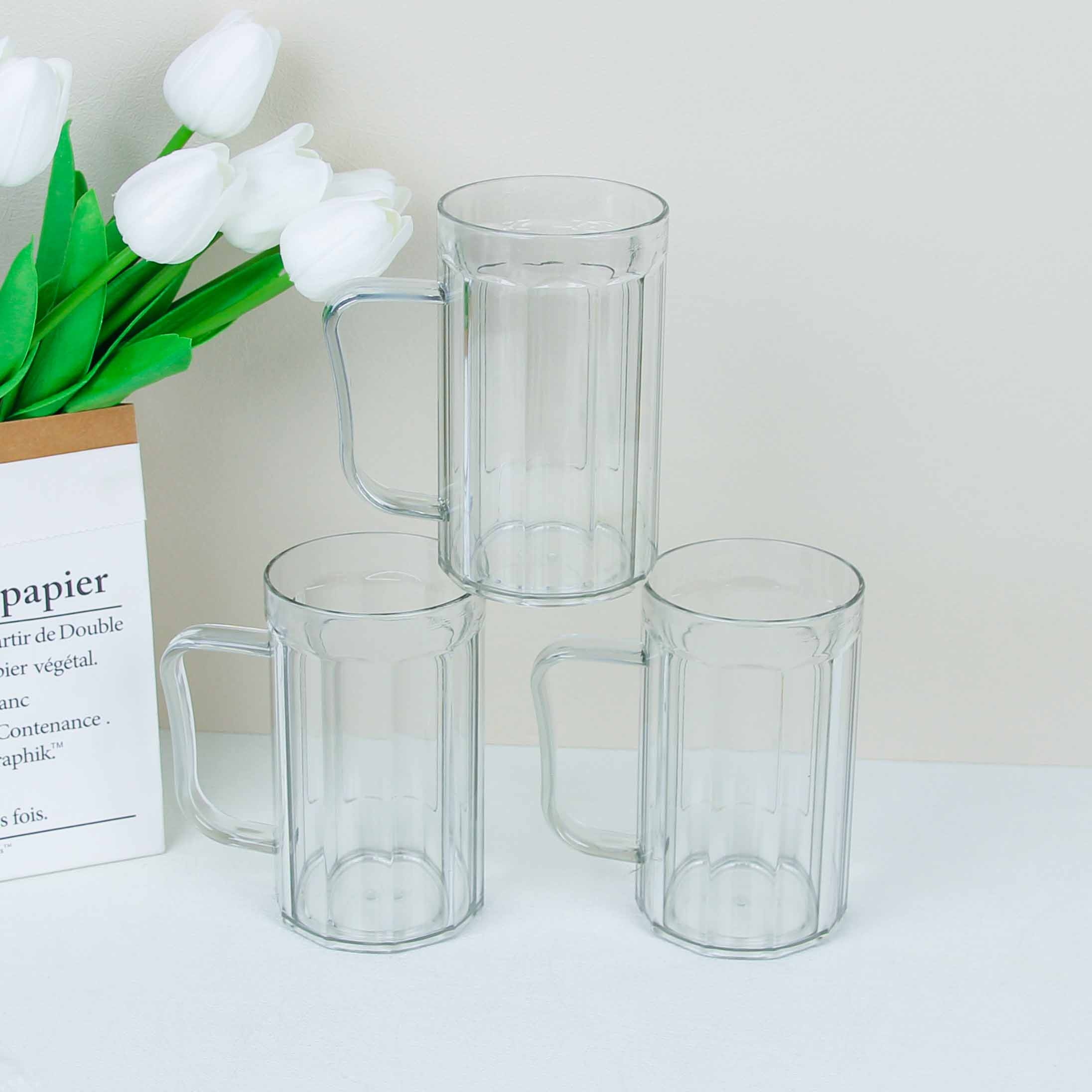Mug de Cerveza de Plástico Transparente (120)