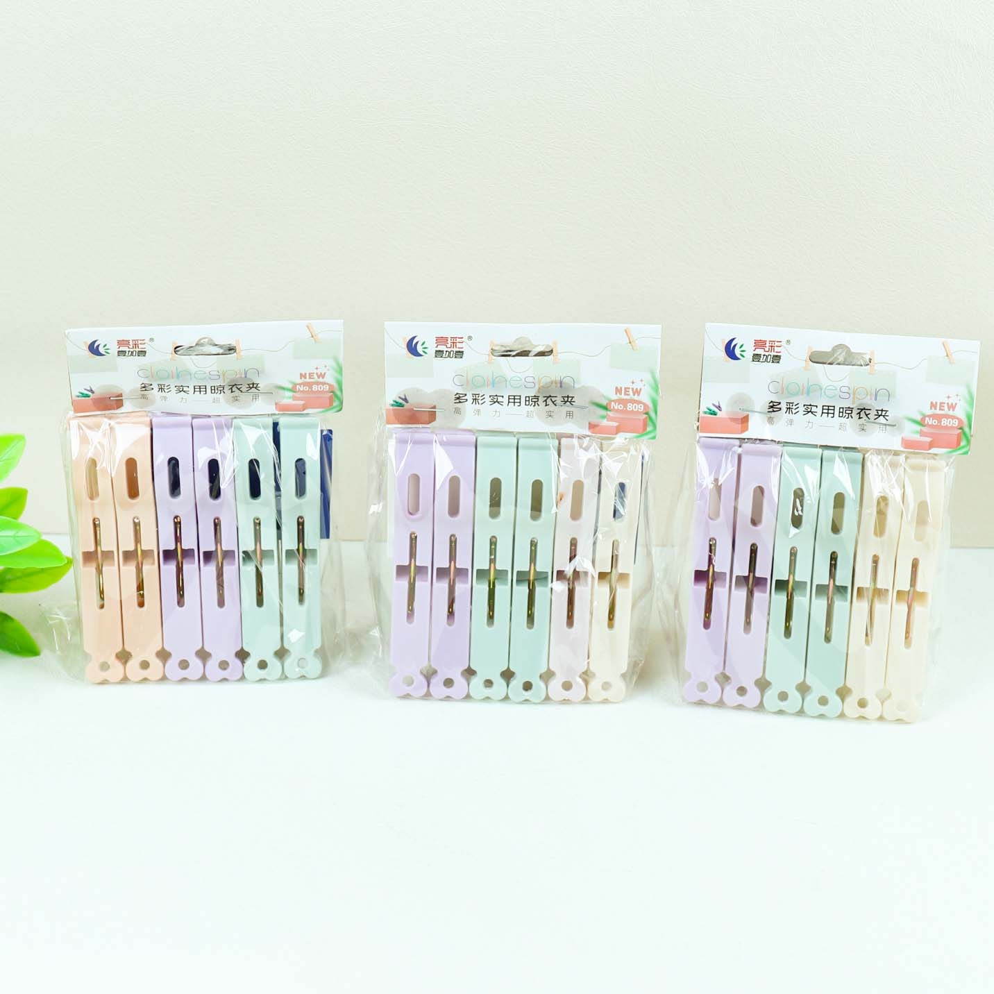 Color Brillante 809 Six Clothes Pins 3