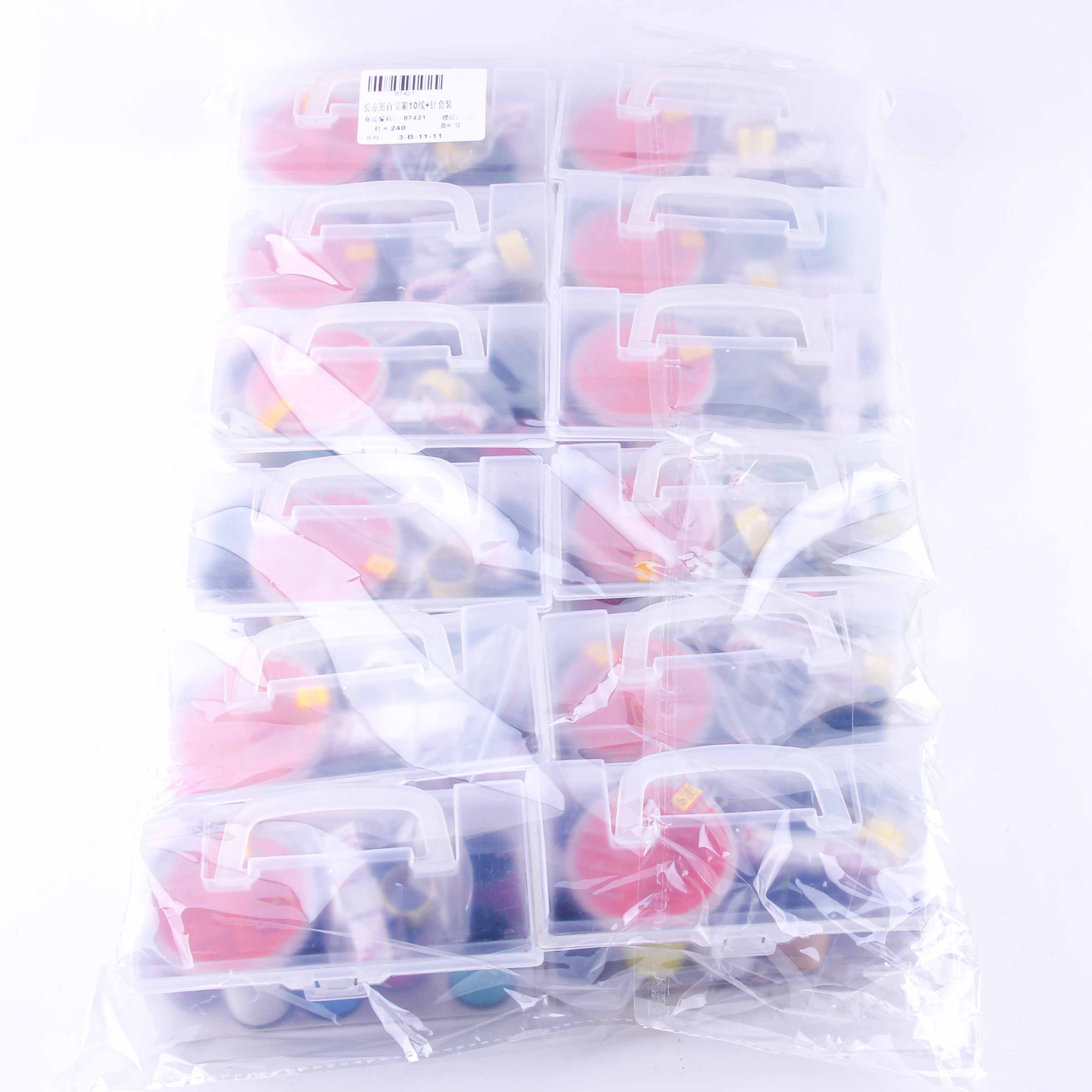 Tesoro Rectangular Chest 10 Línea + Juego de Agujas 4
