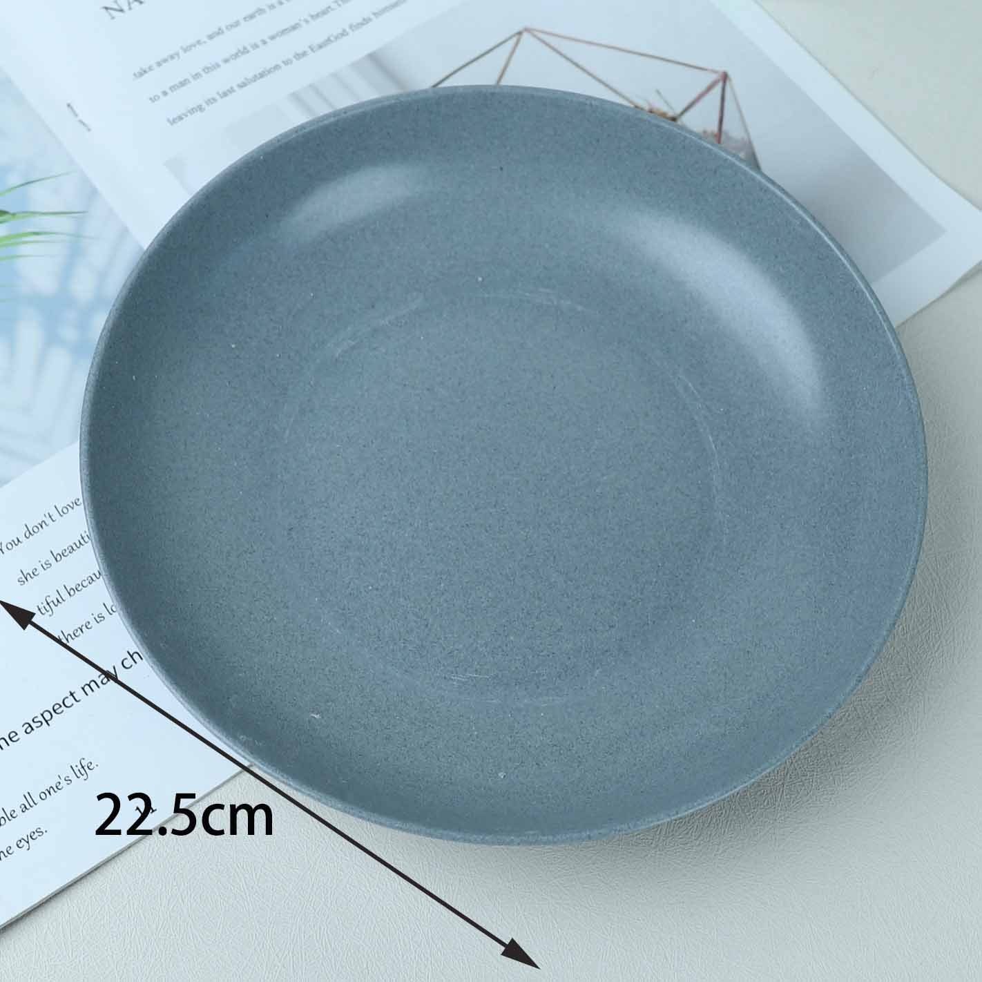 518-9 Faux Porcelain Round Plate 3
