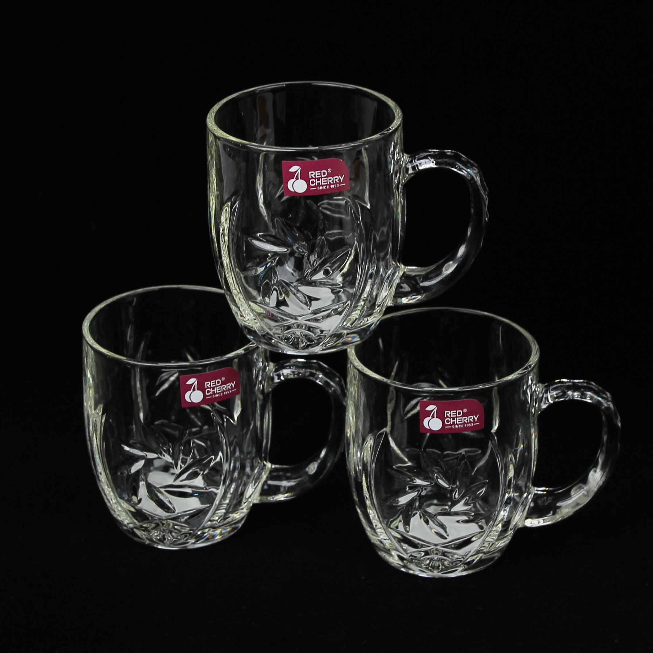 Cereza Roja ZB22 Taza de Vidrio
