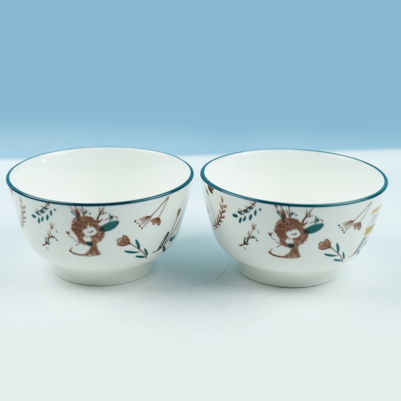 Impresión de 5 Pulgadas Salad Bowl (Deer) 2