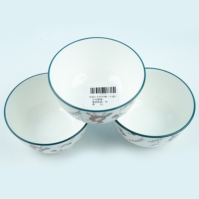 Impresión de 5 Pulgadas Salad Bowl (Deer) 3