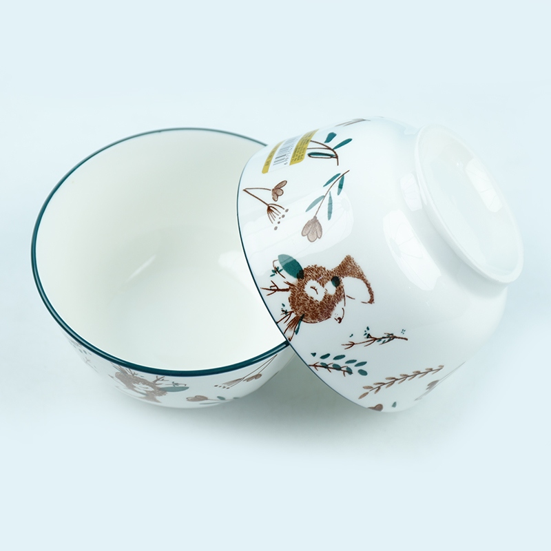 Impresión de 5 Pulgadas Salad Bowl (Deer) 4