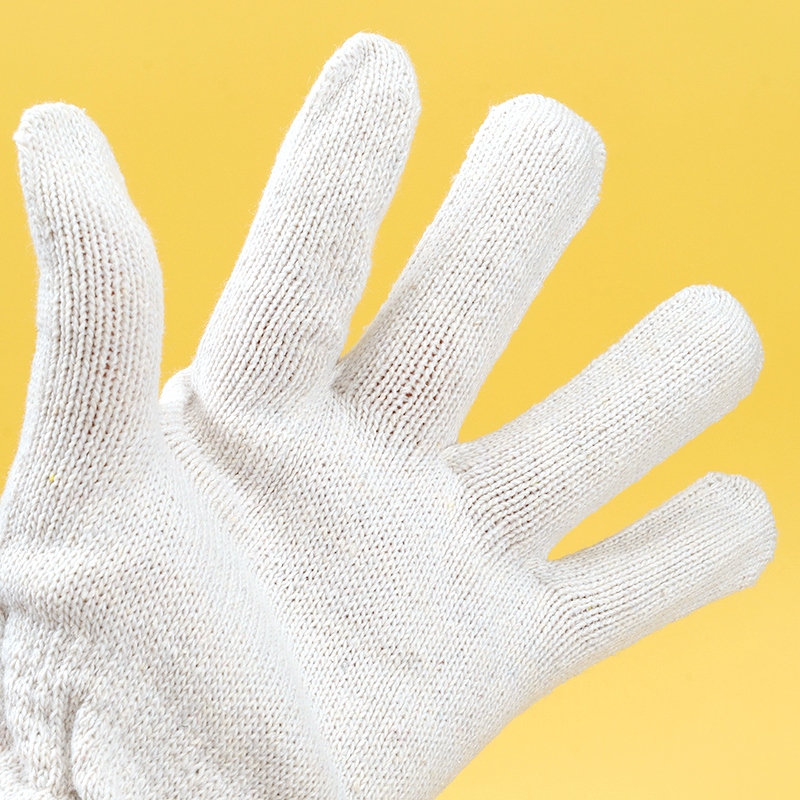 8802 Dos Pares de Guantes de Trabajo de Algodón Puro (Bagged) 4