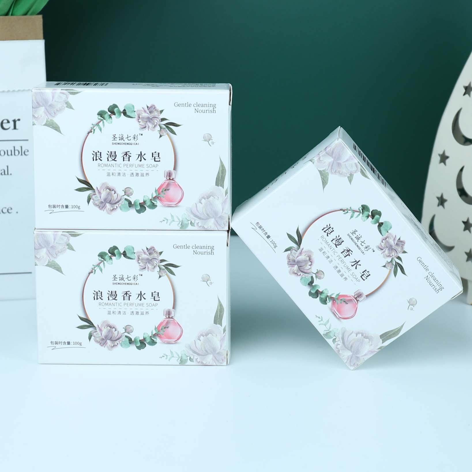 Romantic Perfume Soap (Net Weight 100G) 2
