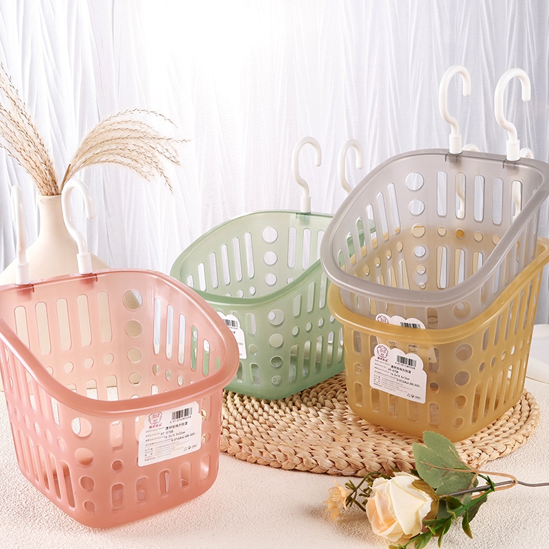 HT5708 Transparente Doble Ranura Colgante Cesta 2