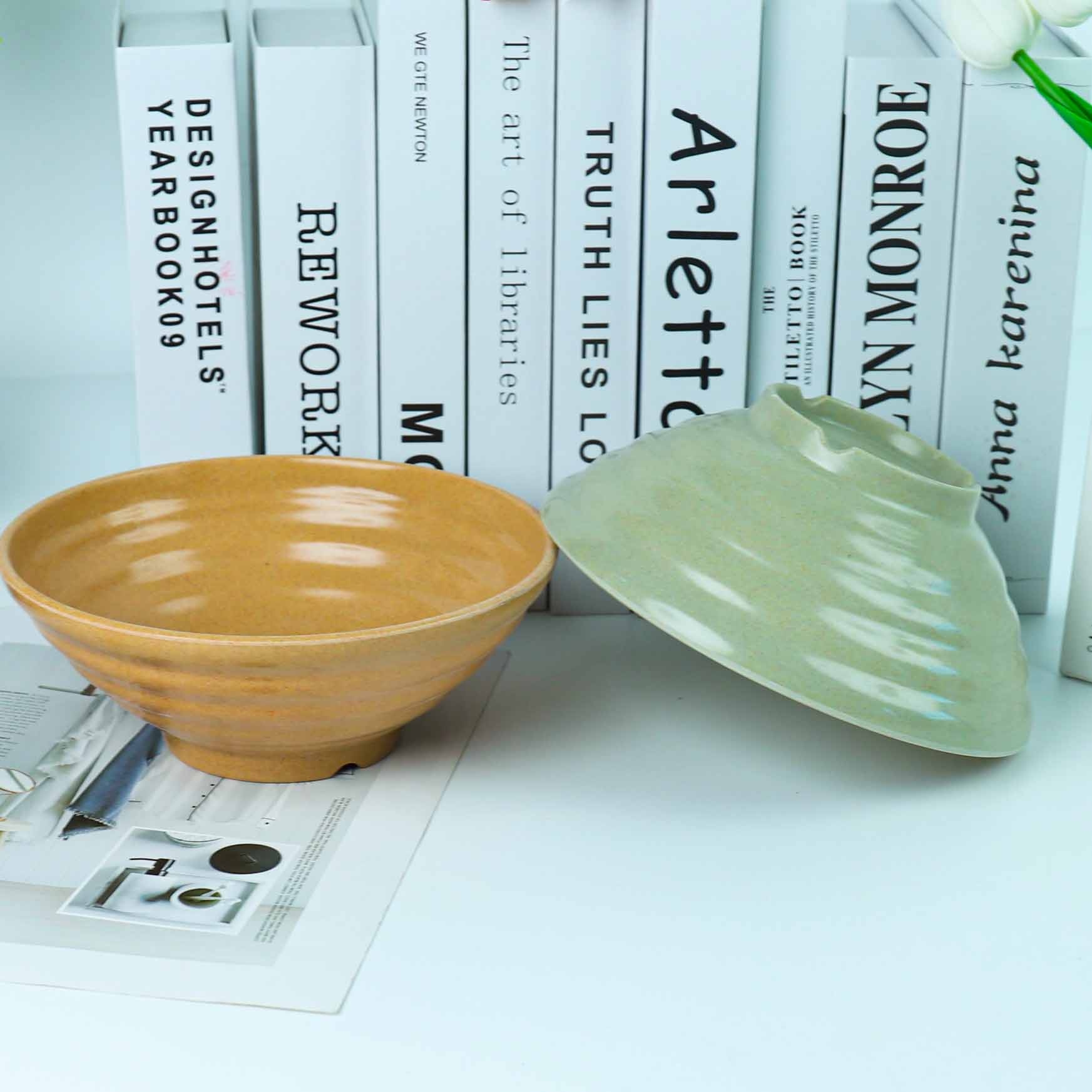 750 Faux Porcelain Spiral Bowl 2