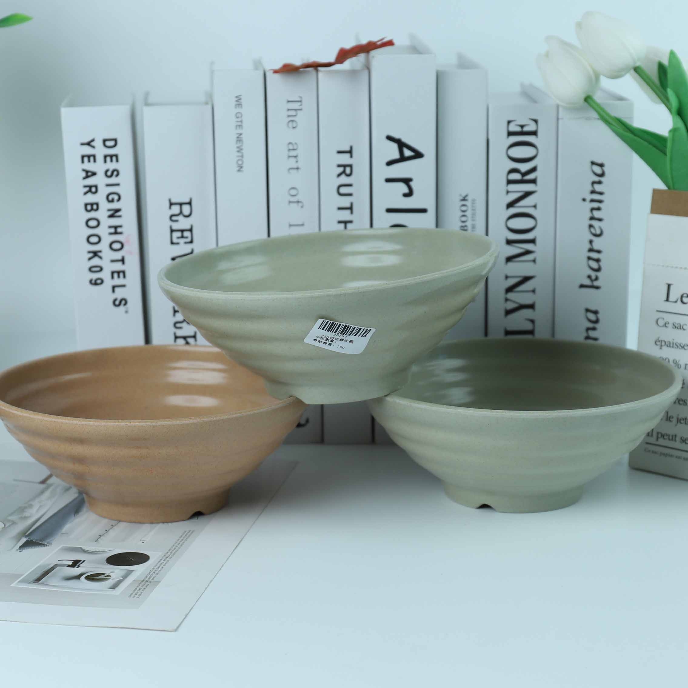 750 Faux Porcelain Spiral Bowl 5
