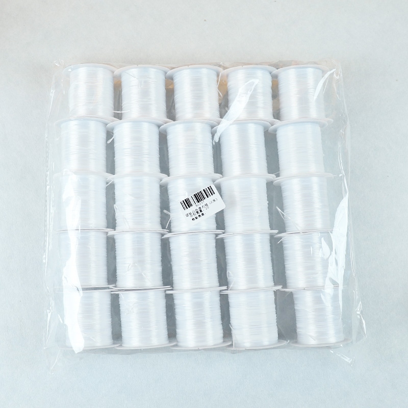 Bagged White Elastic Line (9 Metros) 4