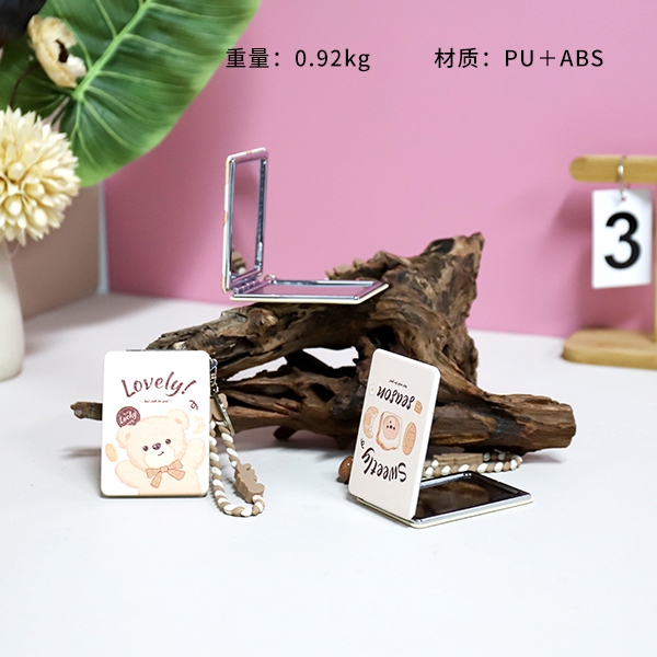 * ZT185-0056-D Cuero Colgante Espejo Cuadrado Personalizado (Mixed) 3