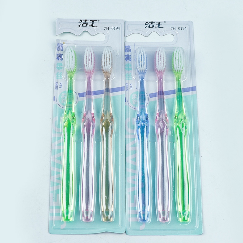 Rey Limpio 0194 Tres Cepillos de Dientes de Cristal