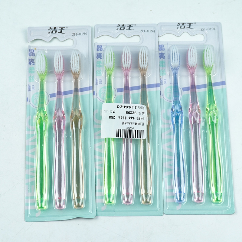 Rey Limpio 0194 Tres Cepillos de Dientes de Cristal 4