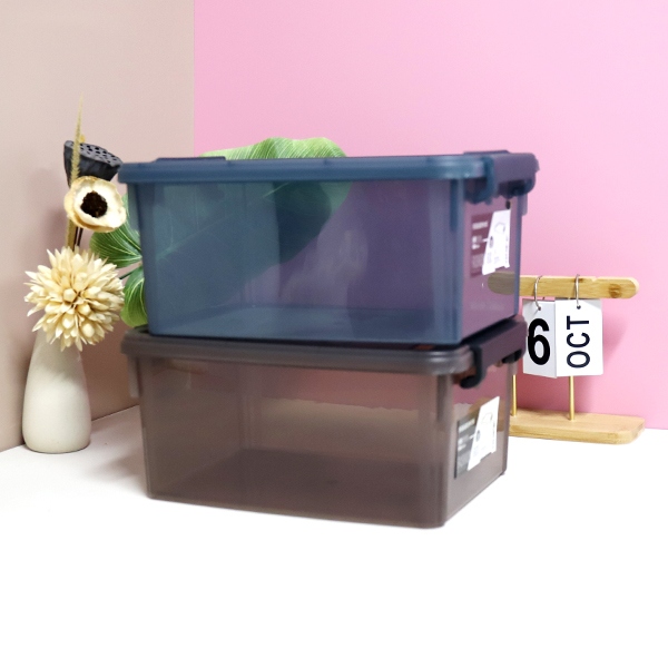3058 Caja de Almacenamiento Medio Transparente 6