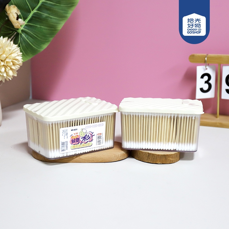 8831-638 Cajas de Palos de Bambú y Bastones de Algodón