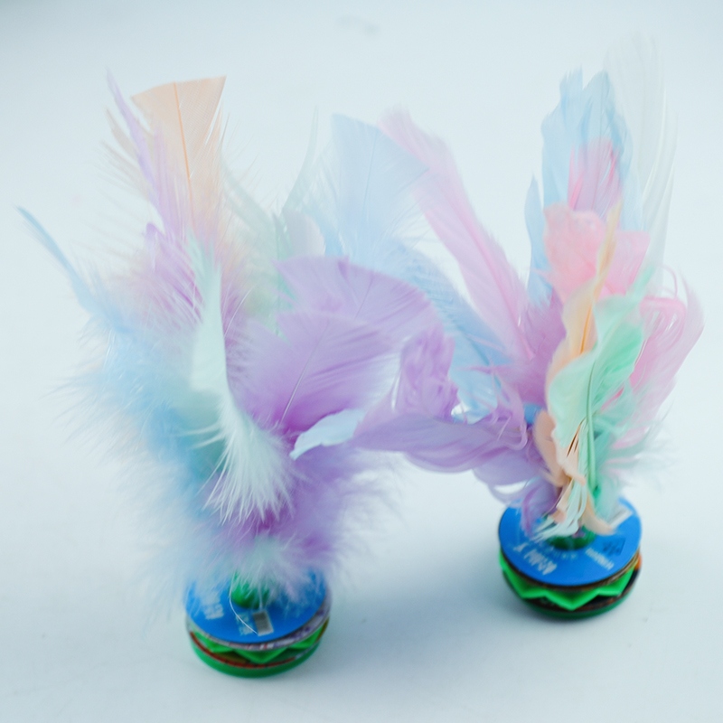 Macaron Flat Shuttlecock (Chicken Feather) 2