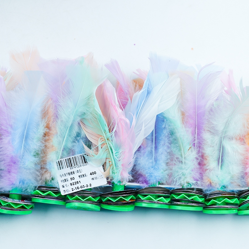 Macaron Flat Shuttlecock (Chicken Feather) 4