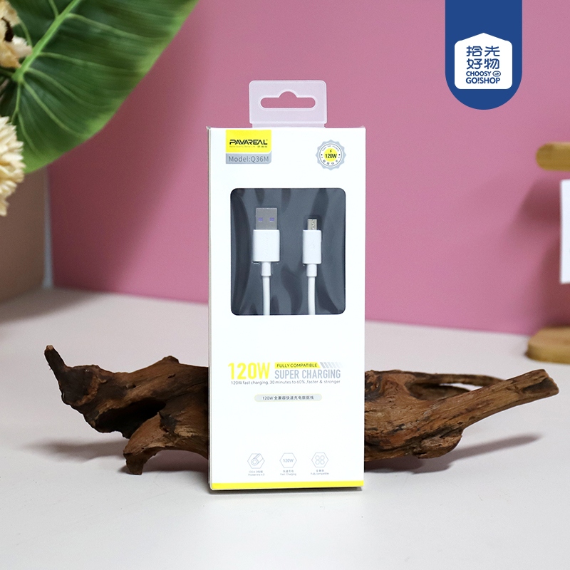 Q36M Cable de Datos de Carga Rápida Totalmente Compatible (Android) 2