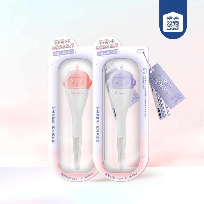 CM-NH5840 Neon Phantom Robot Luminous Ear Spoon (Replacement Ear Digging Head) 2