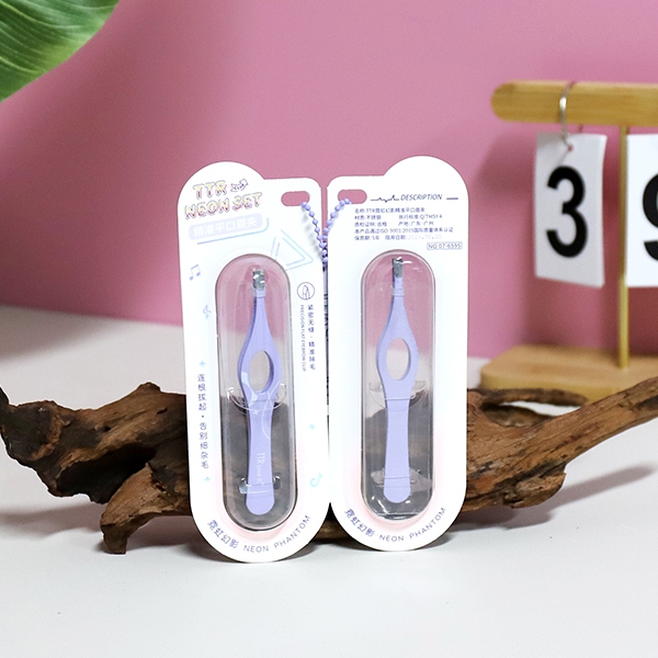 CM-NH6595 Neon Phantom Precision Hollow Flat Eyebrow Clip 4