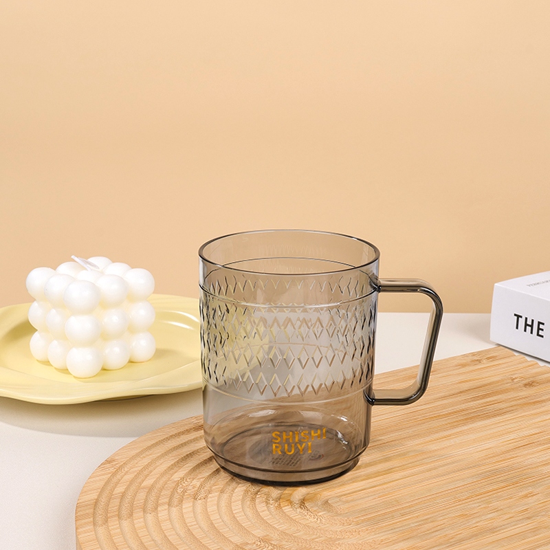 CHT-8118 Light Luxury PET Diamond Mouth Cup 3