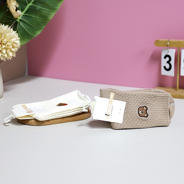 * 1325-1/4 Cachemir Minimalista Bordado Calcetines Femeninos (Mixed) 5
